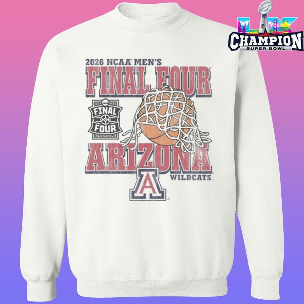 Arizona Wildcats 2026 Final Four Ncaa Men’s Basketball Shirt