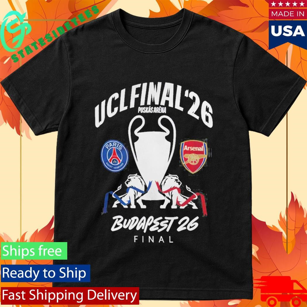 Arsenal Vs PSG UCL Finalist Budapest 2026 Shirt