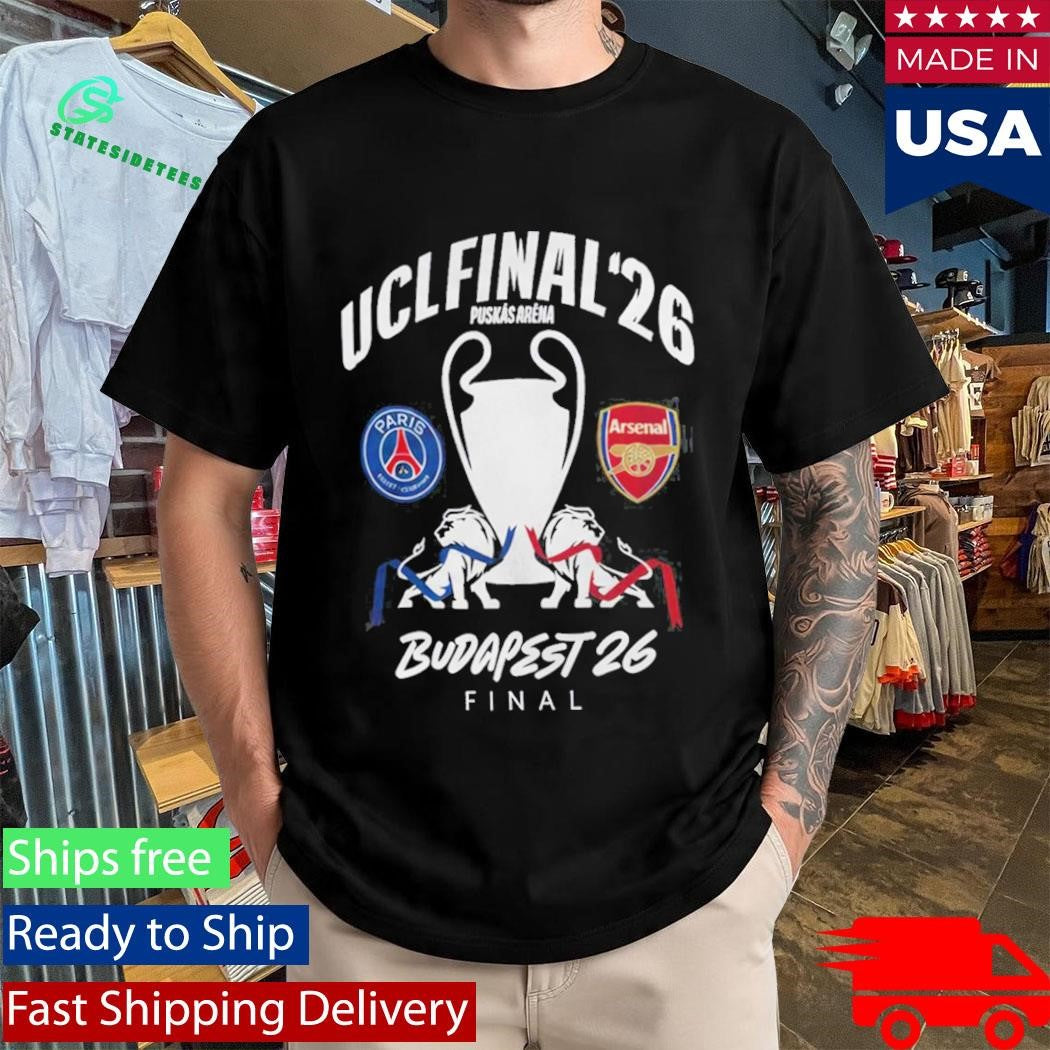 Arsenal Vs PSG UCL Finalist Budapest 2026 Shirt