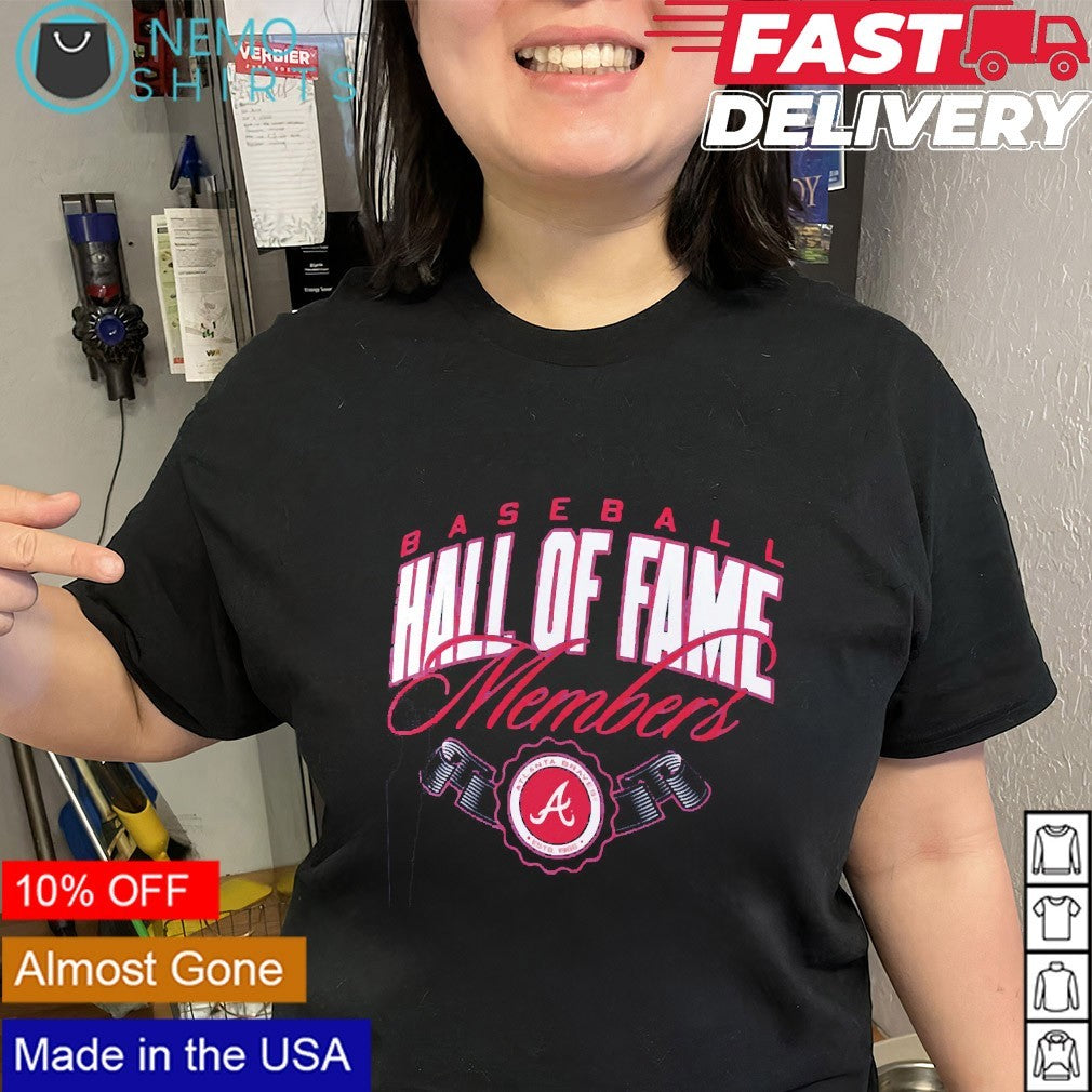 Atlanta Braves Hall of Fame baseball members shirt