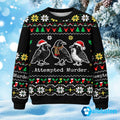 Attempted Murder Crows Ugly Christmas Sweater