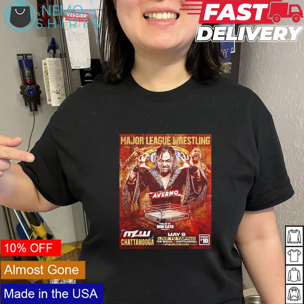 Averno MLW Major League Wrestling Chattanooga Tennessee shirt