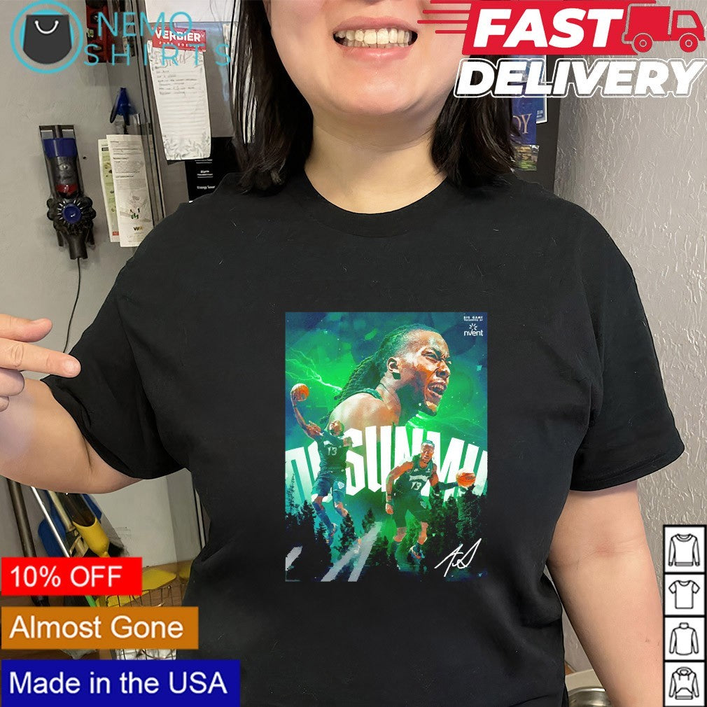 Ayo Dosunmu Minnesota Timberwolves 2026 NBA Playoffs signature shirt