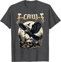 F-Caw-F Crow Funny Graphic Tees Adults