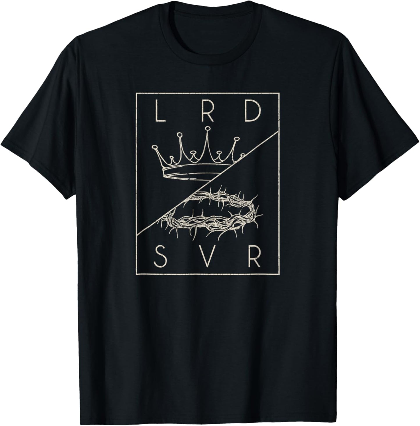 Vintage Retro Jesus Christian Lord & Savior Graphic T-Shirt