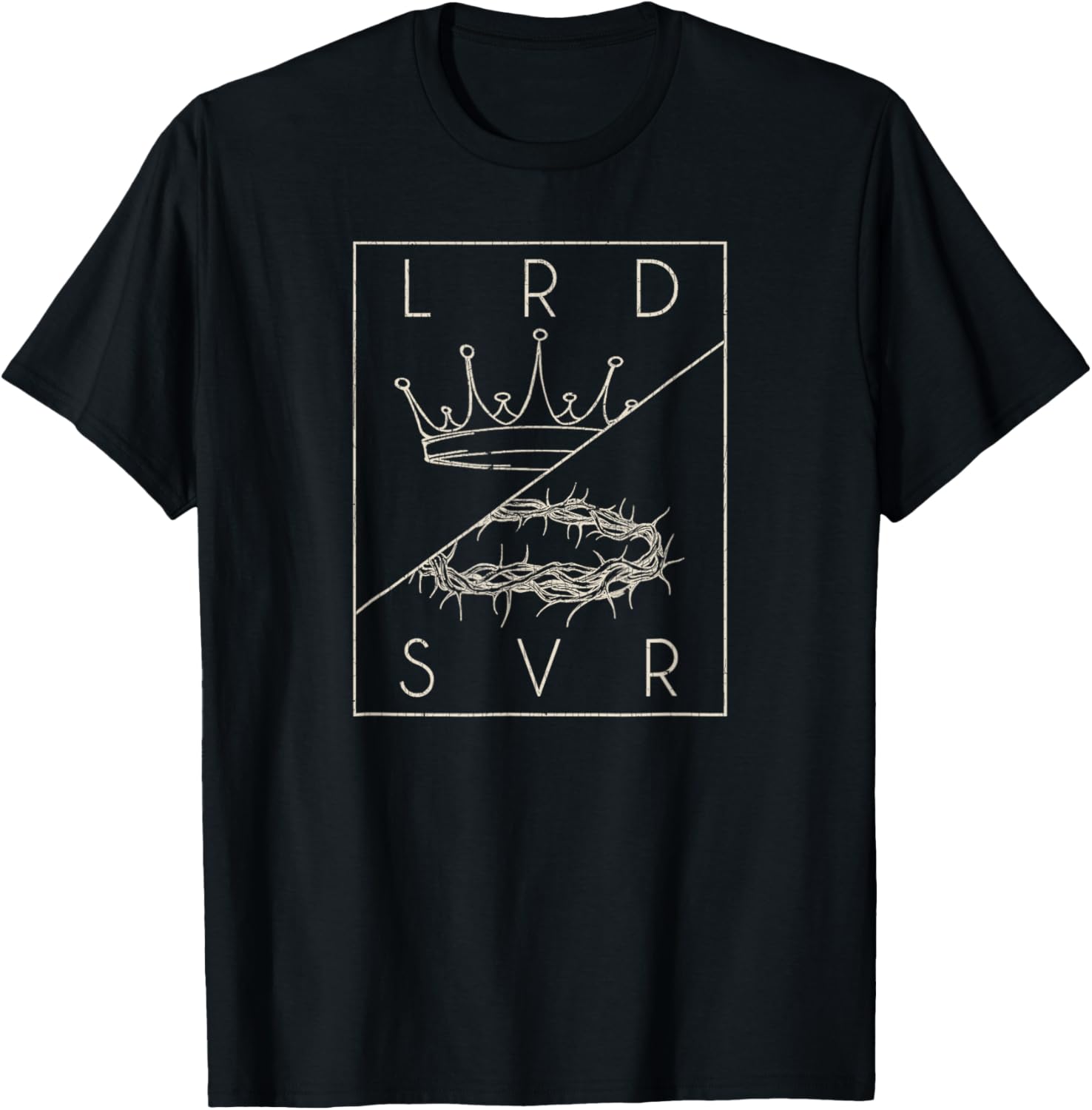 Vintage Retro Jesus Christian Lord & Savior Graphic T-Shirt
