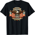 USA 250 US Highway 66 Mother Road Anniversary Eagle Tattoo T-Shirt