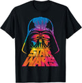 Darth Vader Tie Dye Helmet Graphic T-Shirt Z1 T-Shirt