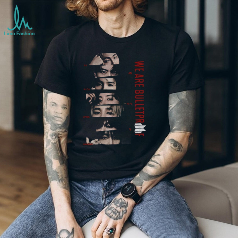 BTS Kpop Idol World Tour 2026 we are bulletproof shirt