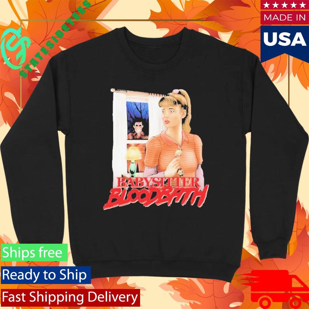 Babysitter Bloodbath Novel Cover Puppet Combo Shirt