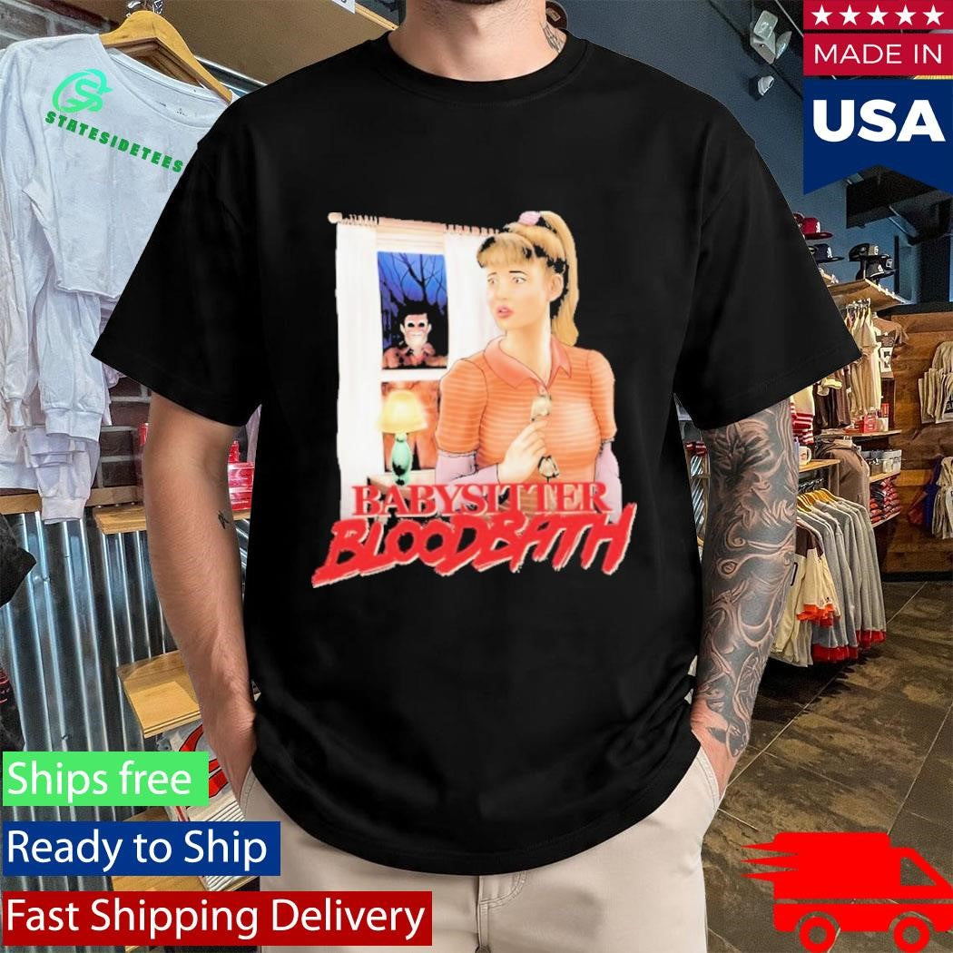Babysitter Bloodbath Novel Cover Puppet Combo Shirt