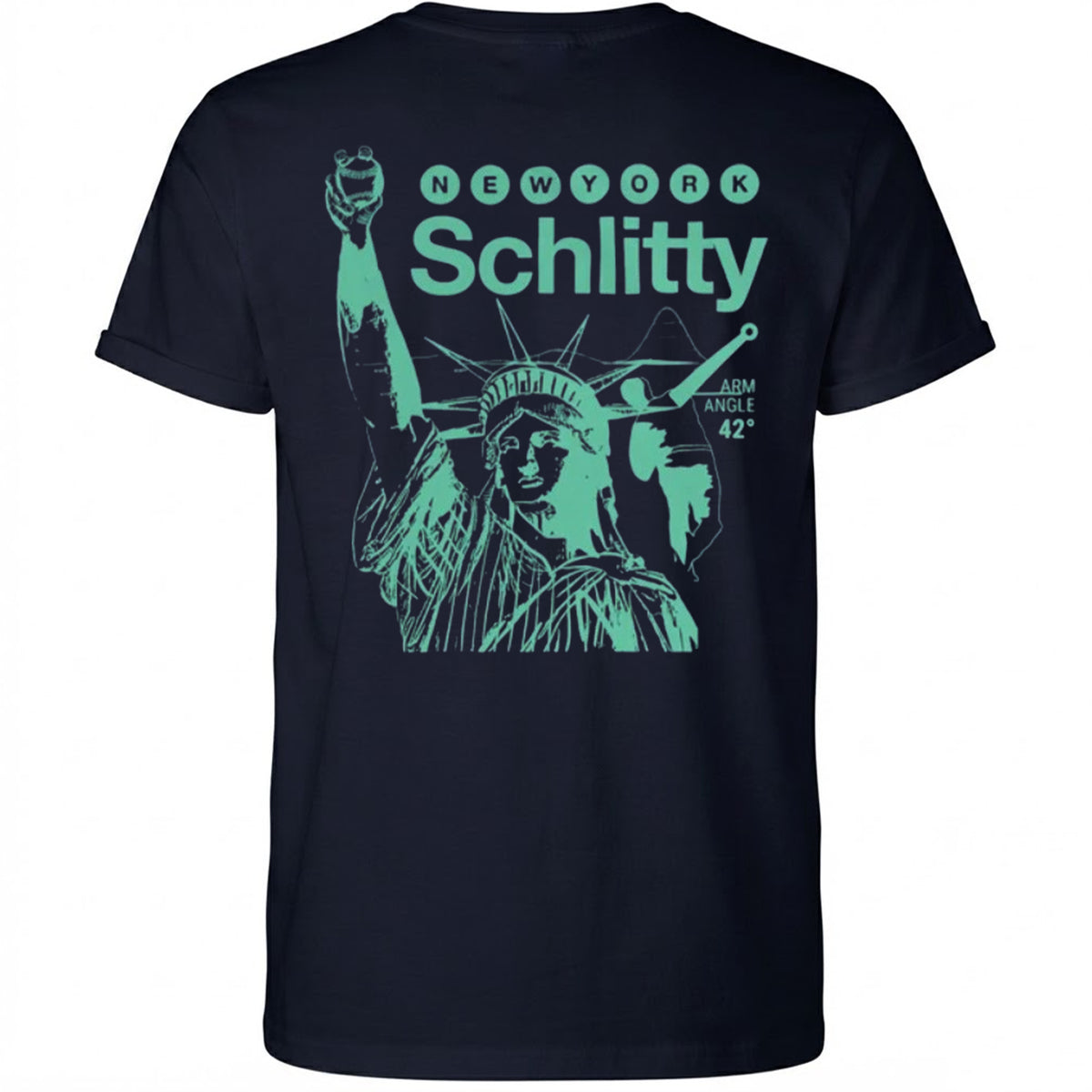 [Front+Back] New York Schlitty Arm Ankle 42 Shirt