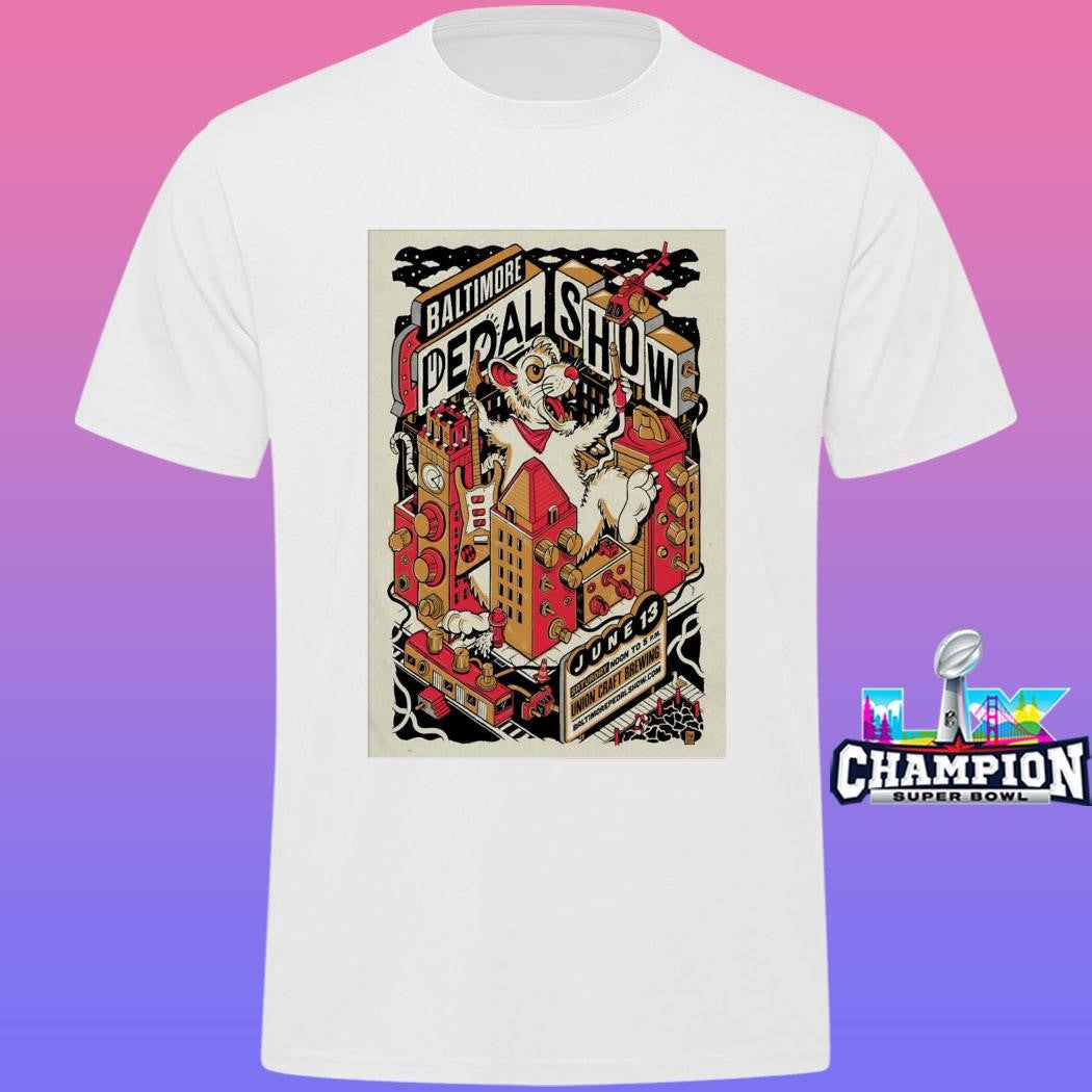 Baltimore Pedal Show June 13 2026 Baltimore Md Shirt