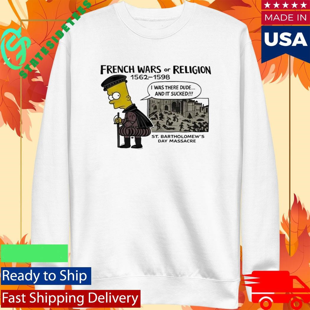 Bart Simpson French Wars of Religion 1562-1598 Shirt