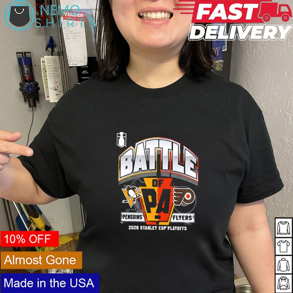 Battle of PA Philadelphia Flyers vs Pittsburgh Penguins 2026 Stanley Cup Playoffs shirt