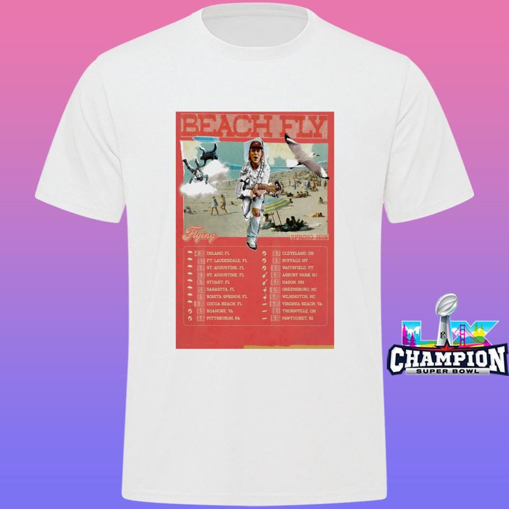 Beach Fly Flying Spring 2026 Shows Shirt