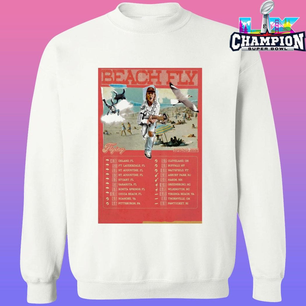 Beach Fly Flying Spring 2026 Shows Shirt
