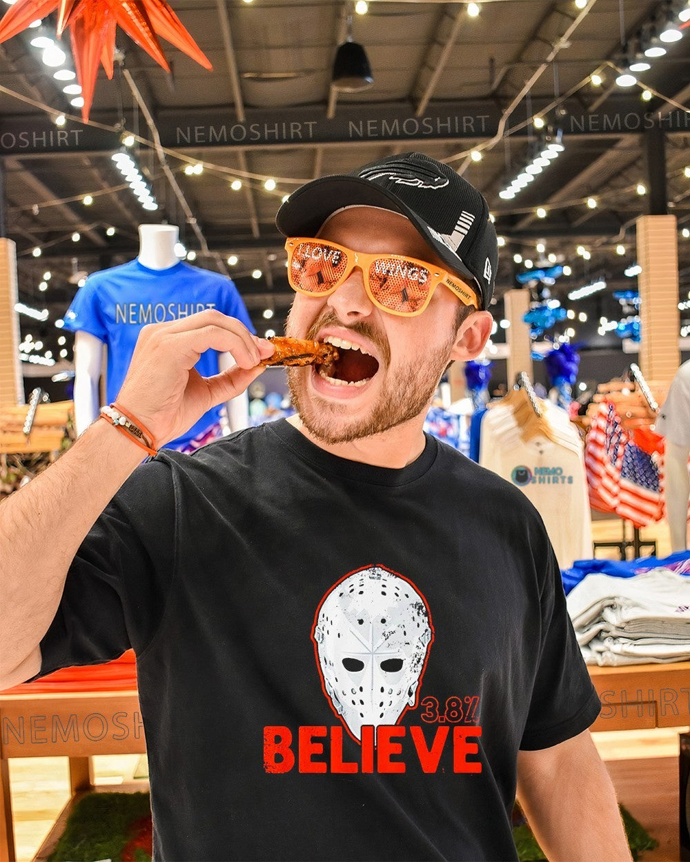 Believe mask Bernie Parent Philadelphia Flyers shirt