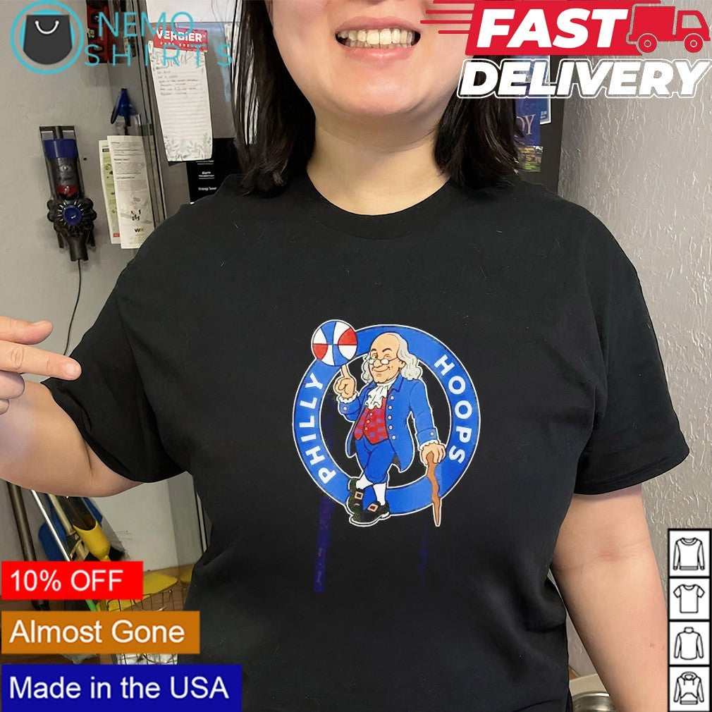 Ben Franklin Philly hoops Philadelphia 76ers shirt