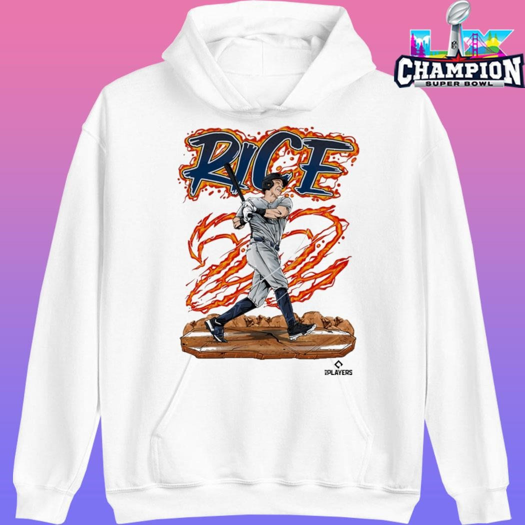 Ben Rice Burning 22 Number Mlb Players Shirt