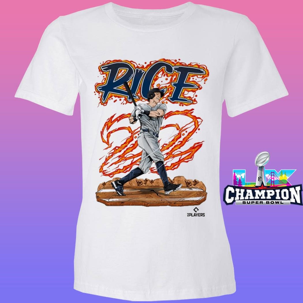 Ben Rice Burning 22 Number Mlb Players Shirt