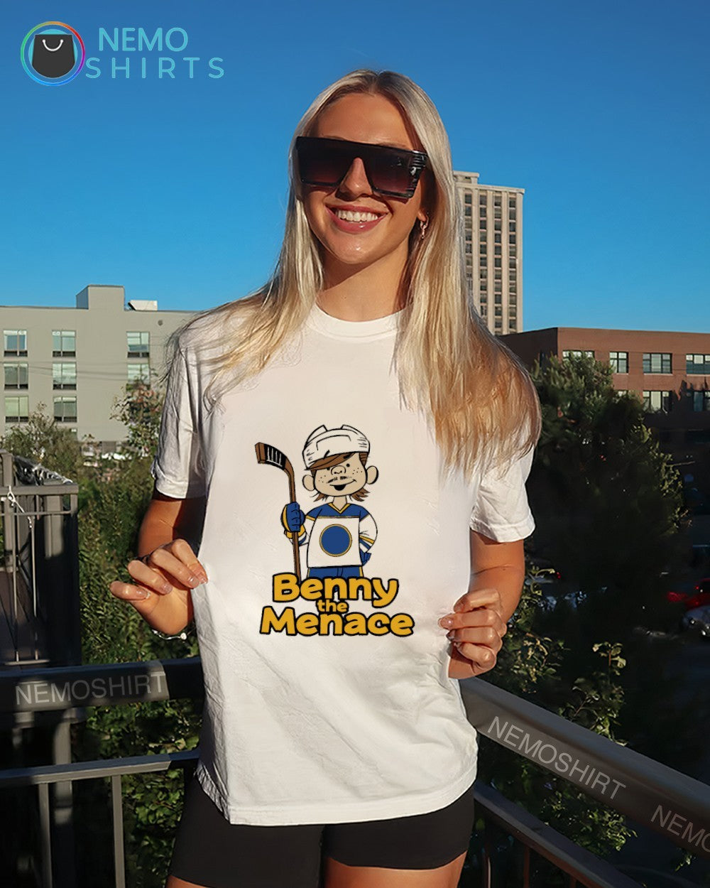Benny the Menace Buffalo Sabres shirt