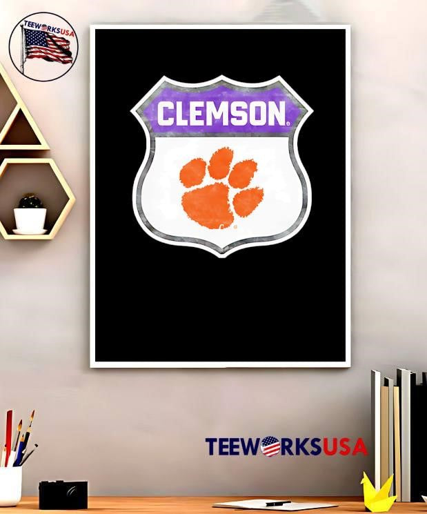 NCAA Clemson logo shirt