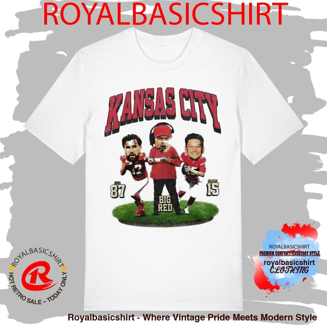 Big Head Mahomes Kelce Reid Kansas City Shirt