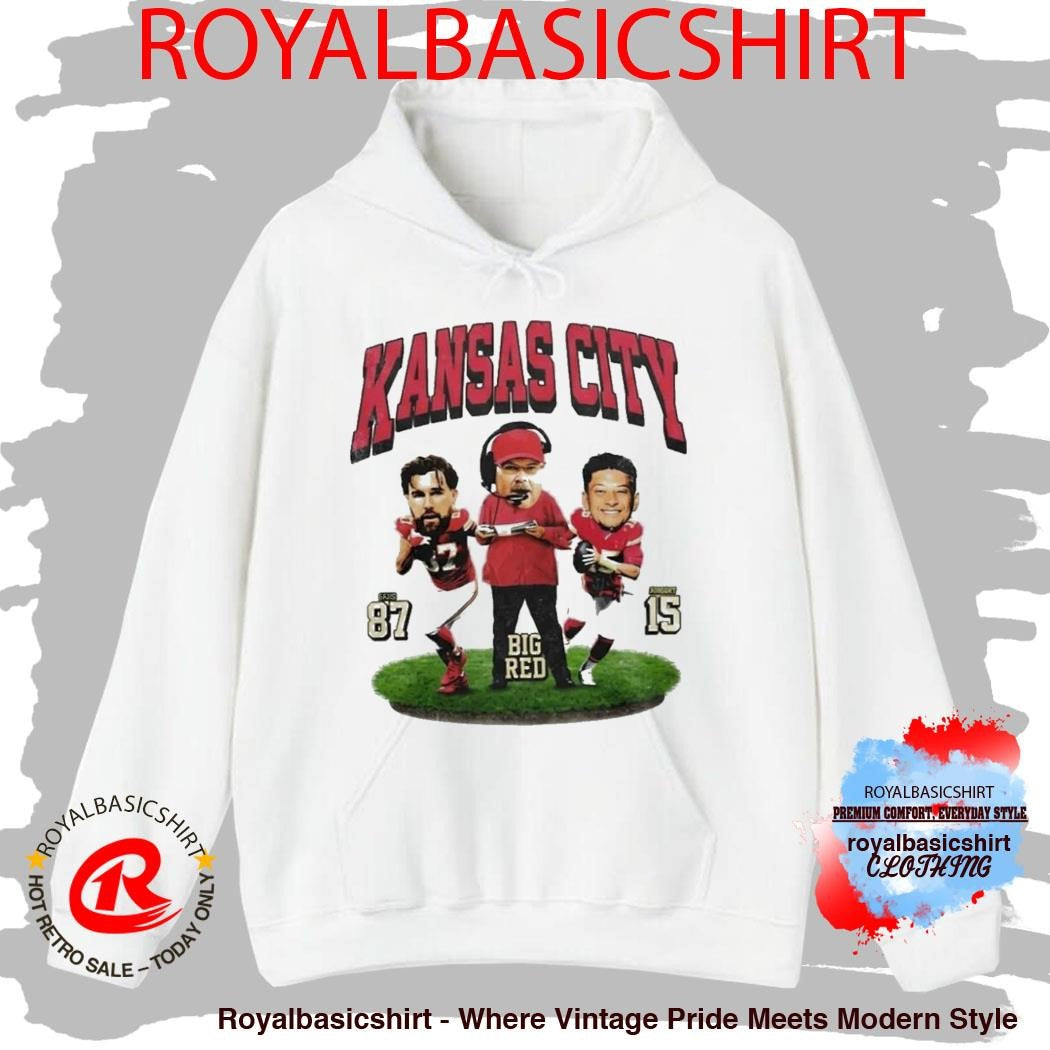 Big Head Mahomes Kelce Reid Kansas City Shirt
