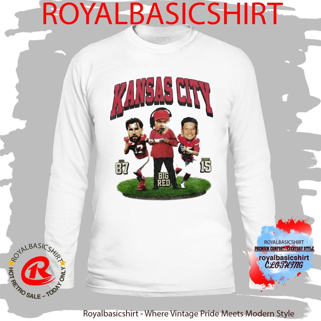 Big Head Mahomes Kelce Reid Kansas City Shirt