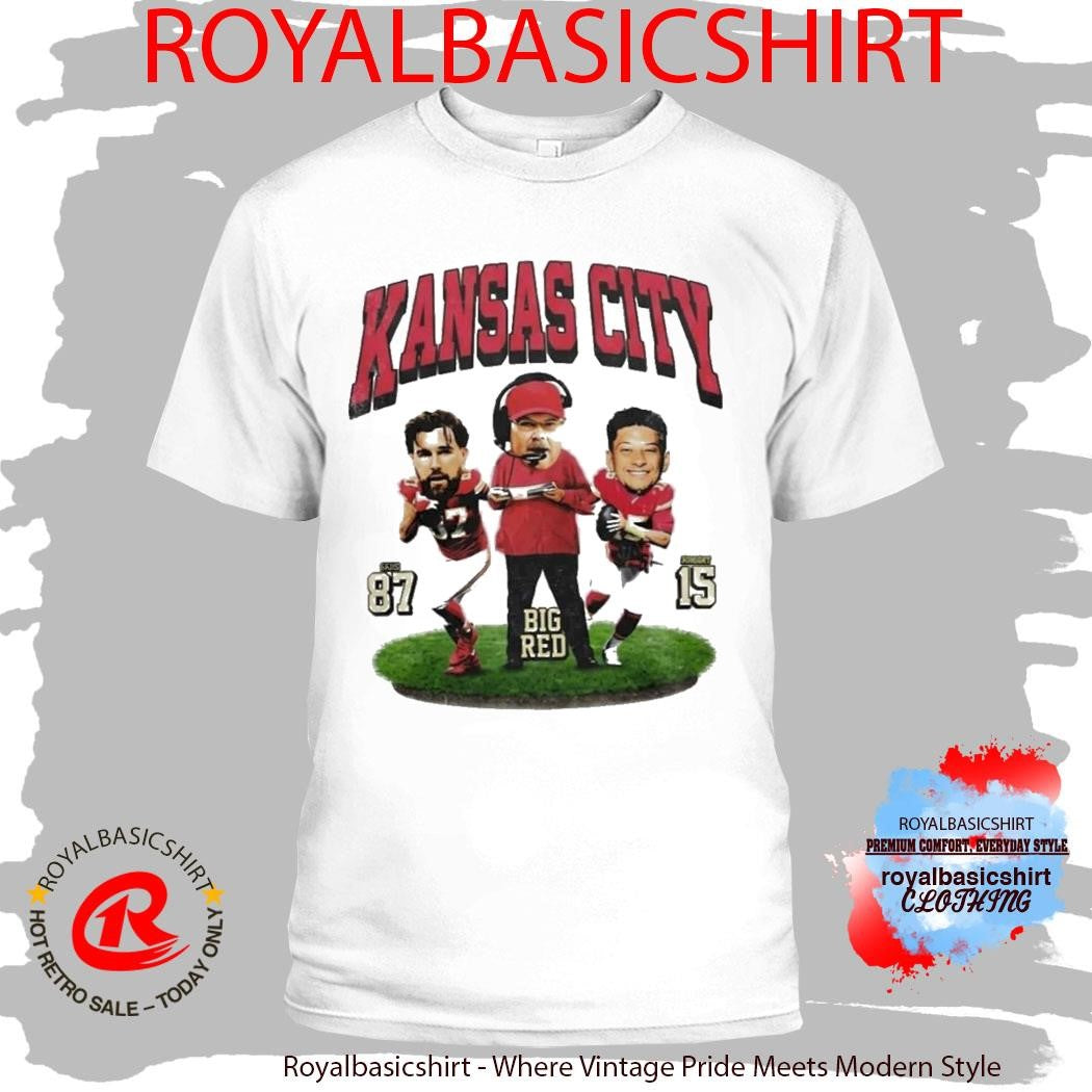 Big Head Mahomes Kelce Reid Kansas City Shirt