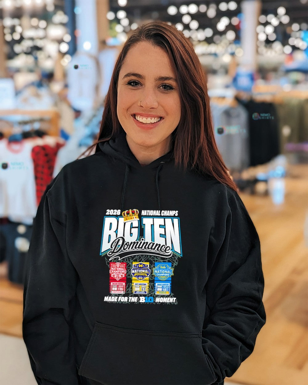Big Ten Trifecta 2026 National champs Hoosiers Wolverines UCLA shirt