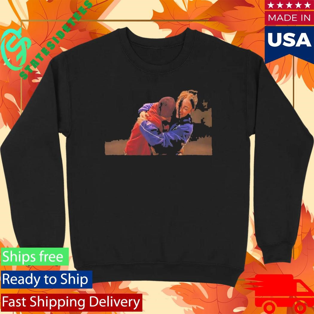 Billie Eilish Justin Bieber Huge Shirt