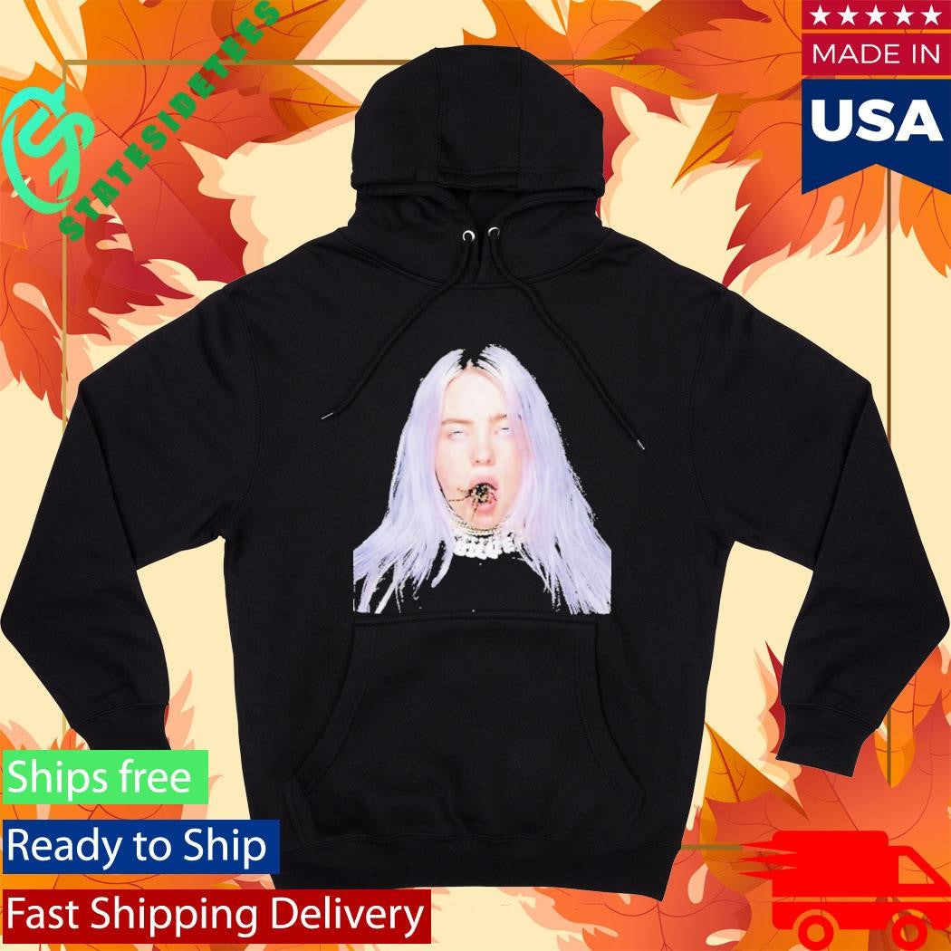 Billie Eilish Tarantula Mouth Shirt