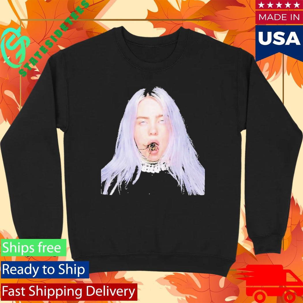 Billie Eilish Tarantula Mouth Shirt