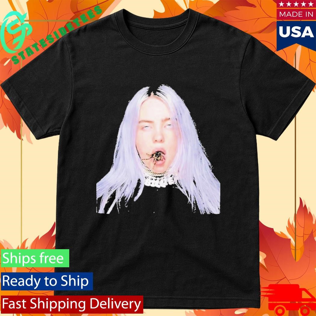 Billie Eilish Tarantula Mouth Shirt