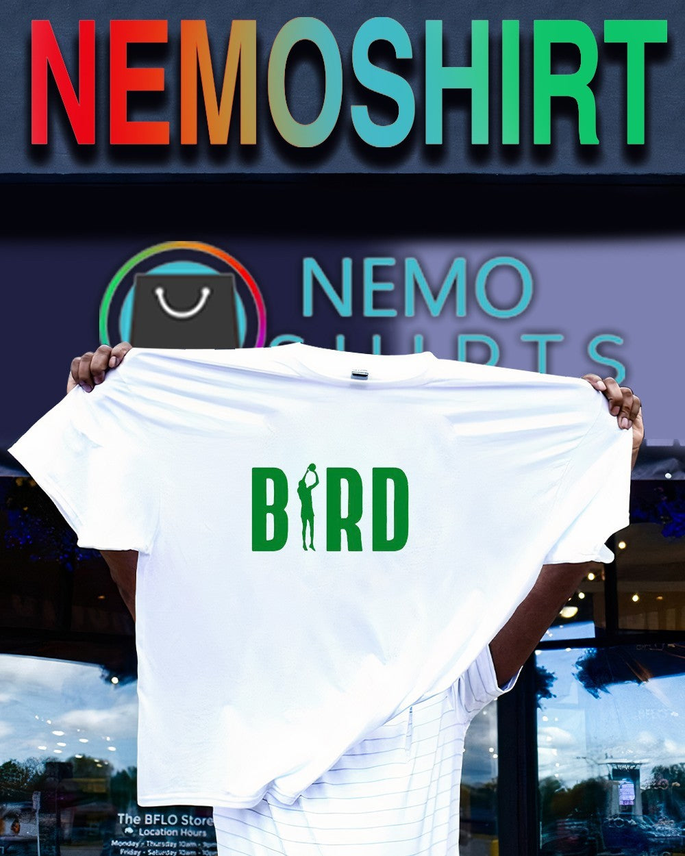 Bird Larry Bird Boston Celtics shirt