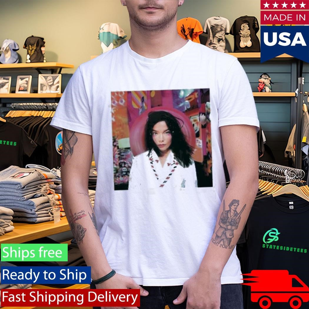 Bjork Official Post Album Cover T-Shirt