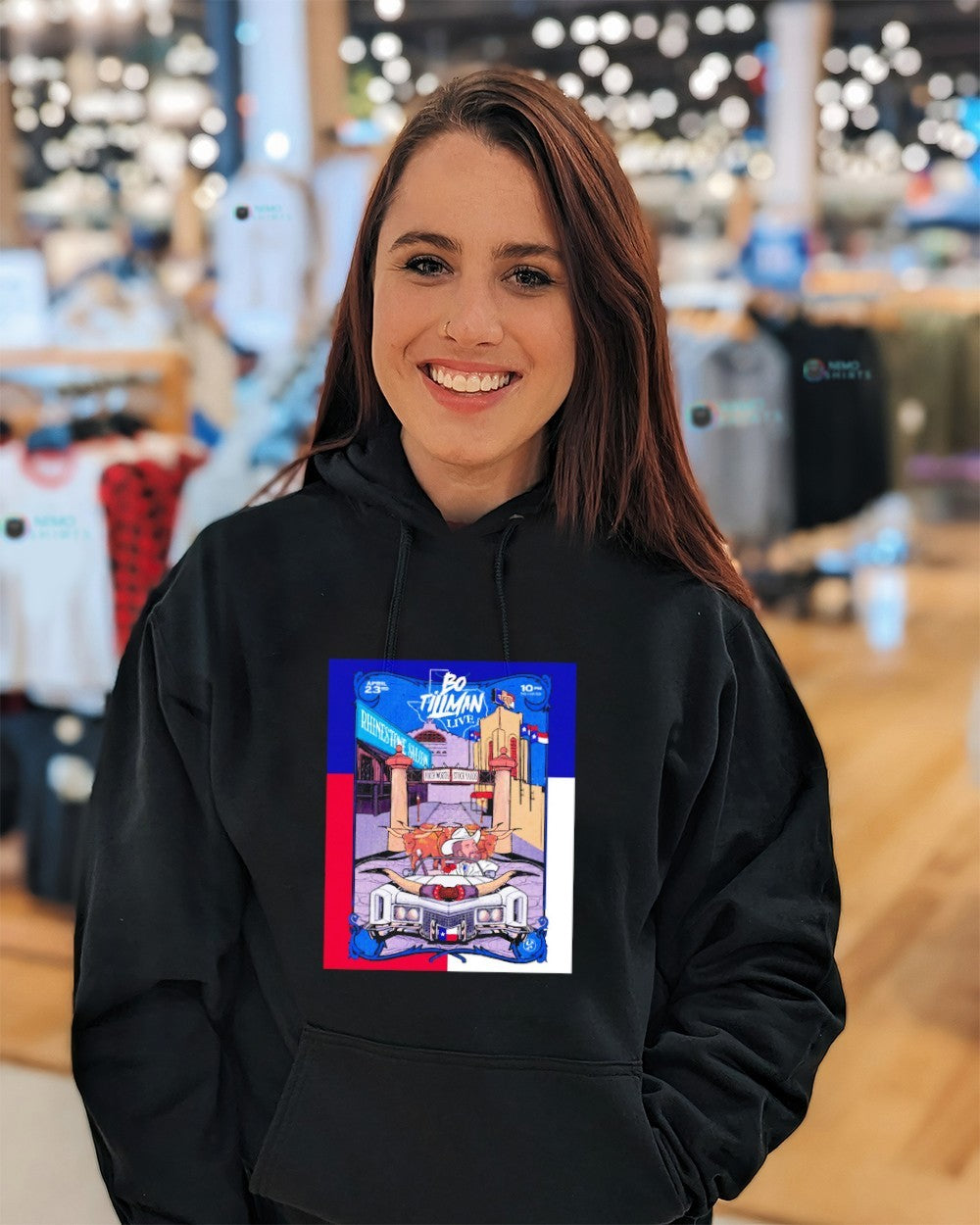 Bo Tillman live Rhinestone Saloon Fort Worth shirt