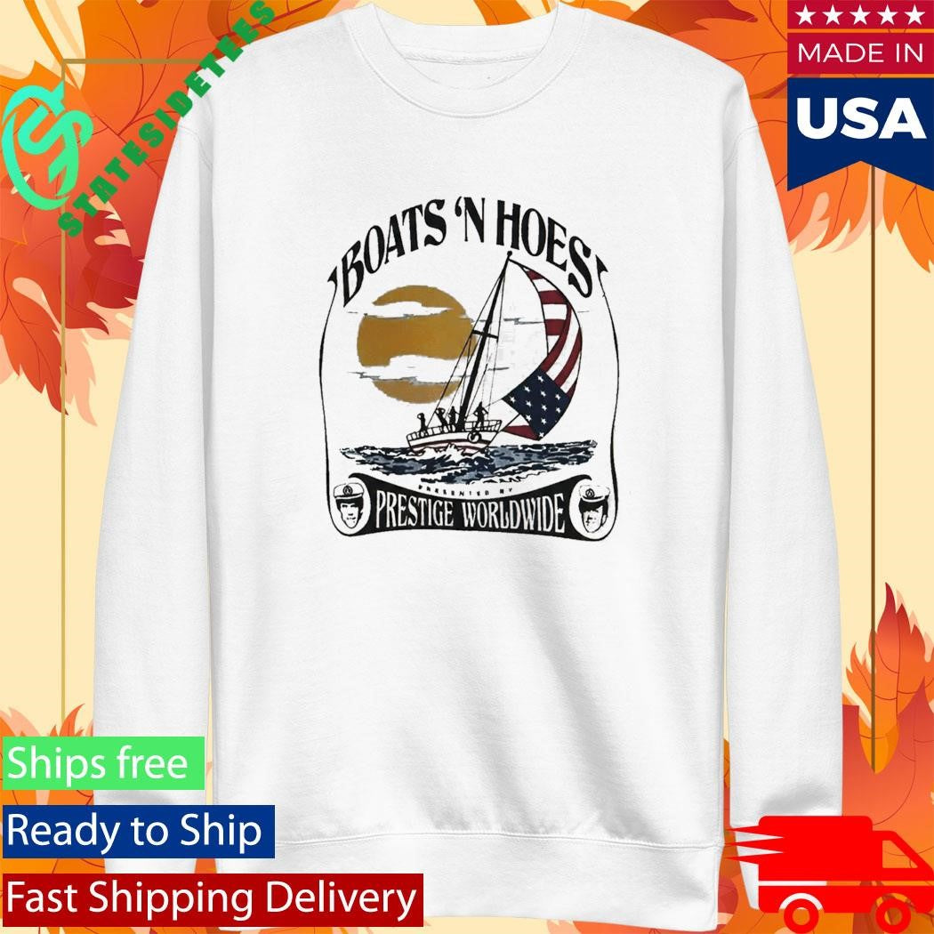 Boats N Hoes Presented By Prestige Worldwide Flag Usa Shirt