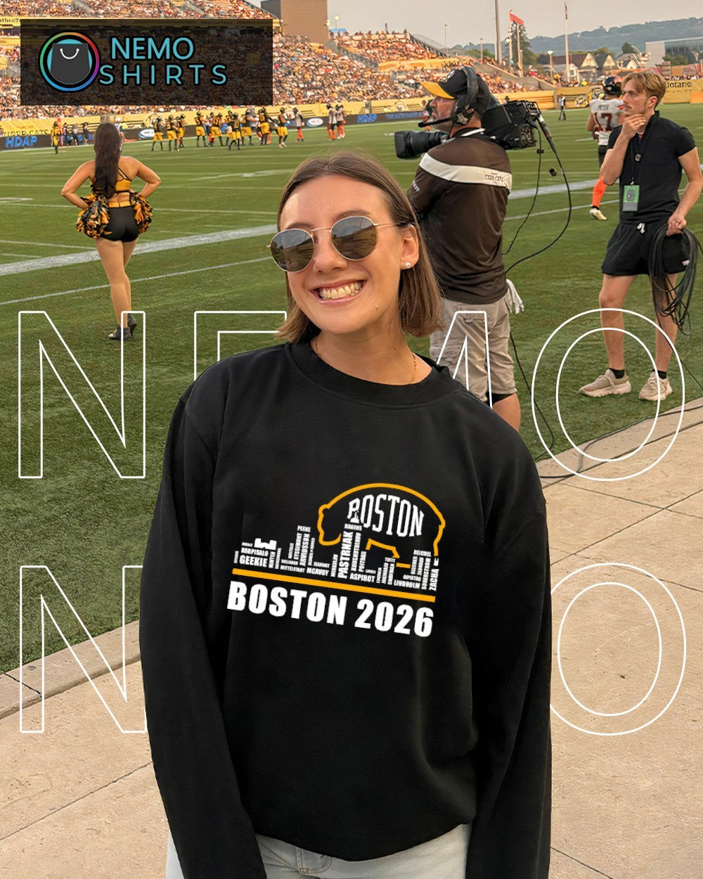 Boston Bruins 2026 logo city names shirt
