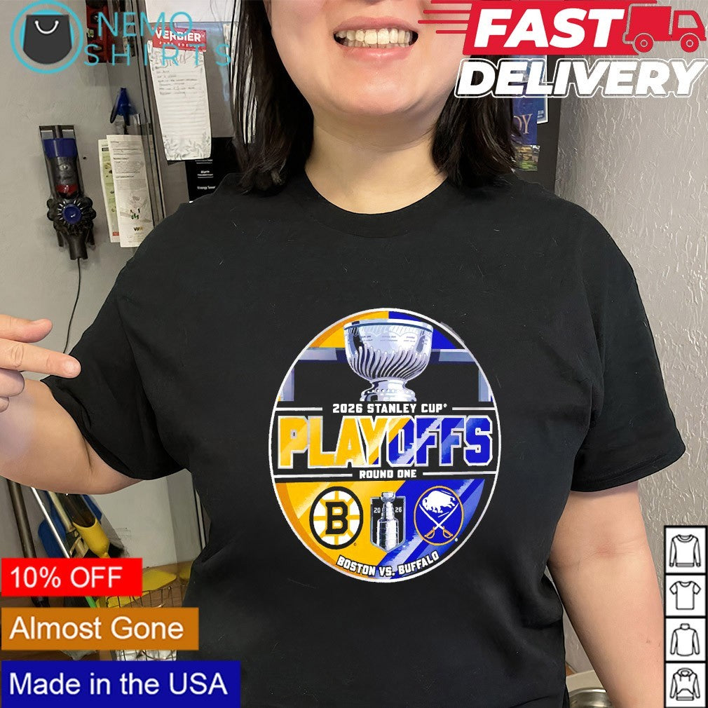Boston Bruins vs Buffalo Sabres 2026 Stanley Cup Playoffs round 1 matchup shirt