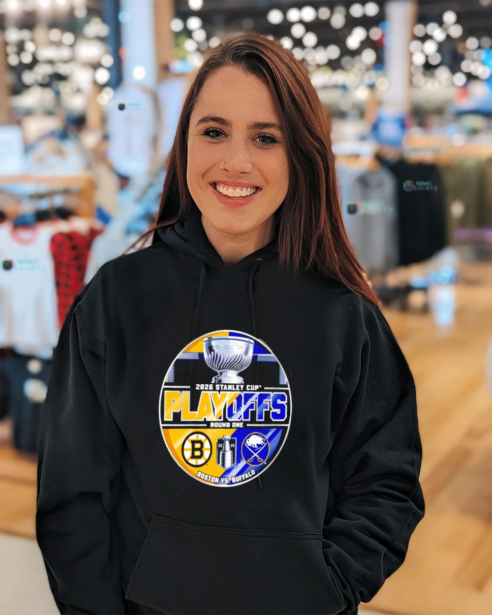 Boston Bruins vs Buffalo Sabres 2026 Stanley Cup Playoffs round 1 matchup shirt