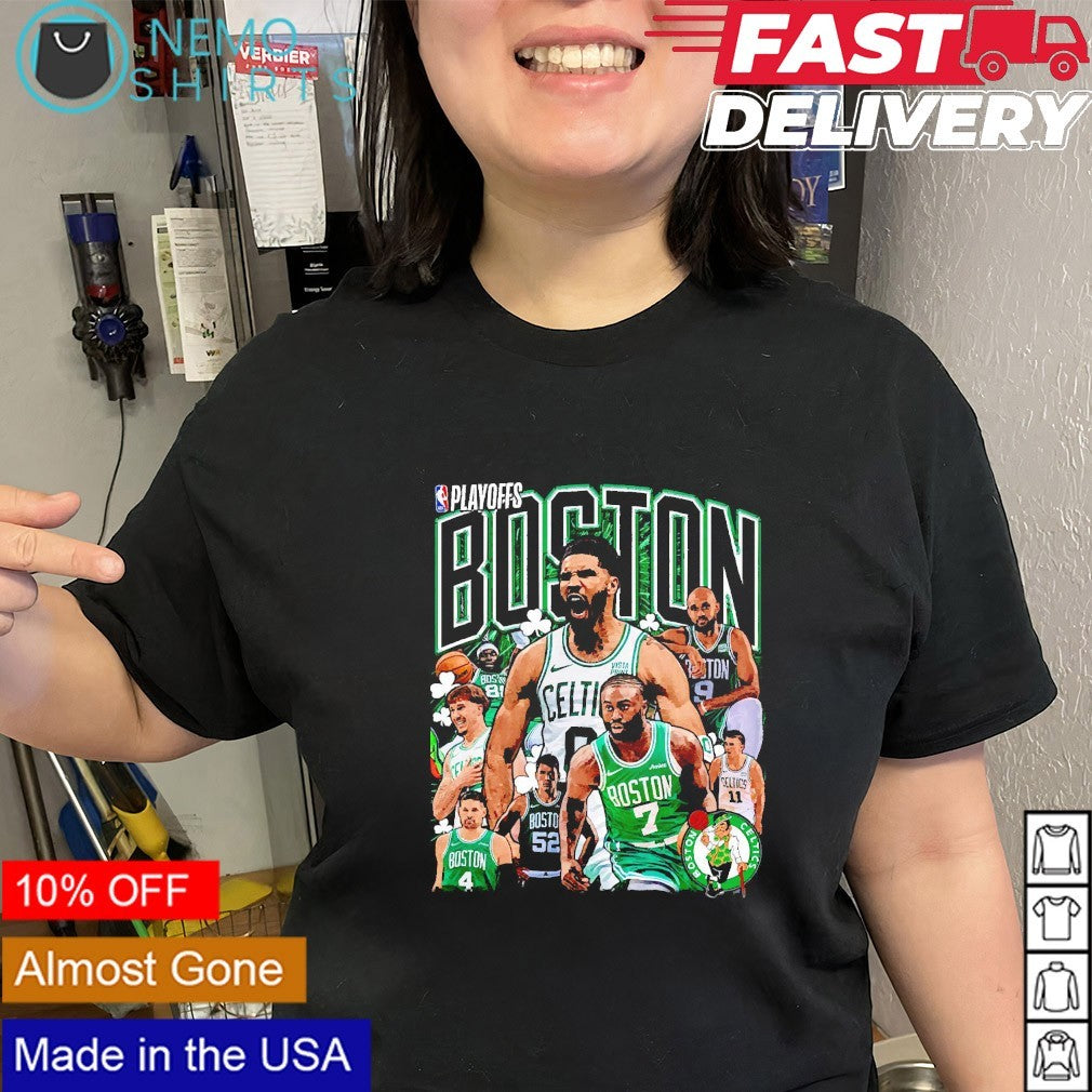 Boston Celtics NBA playoffs player team shirt