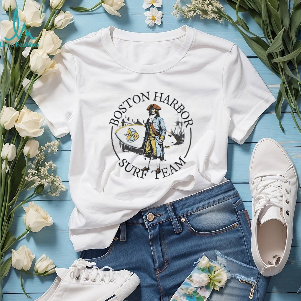 Boston Harbor Surf Team illustration shirt