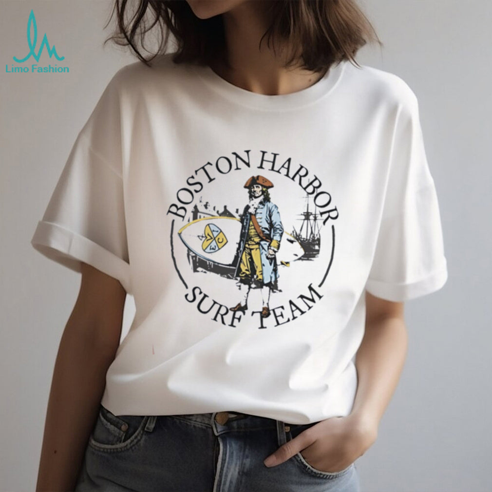 Boston Harbor Surf Team illustration shirt