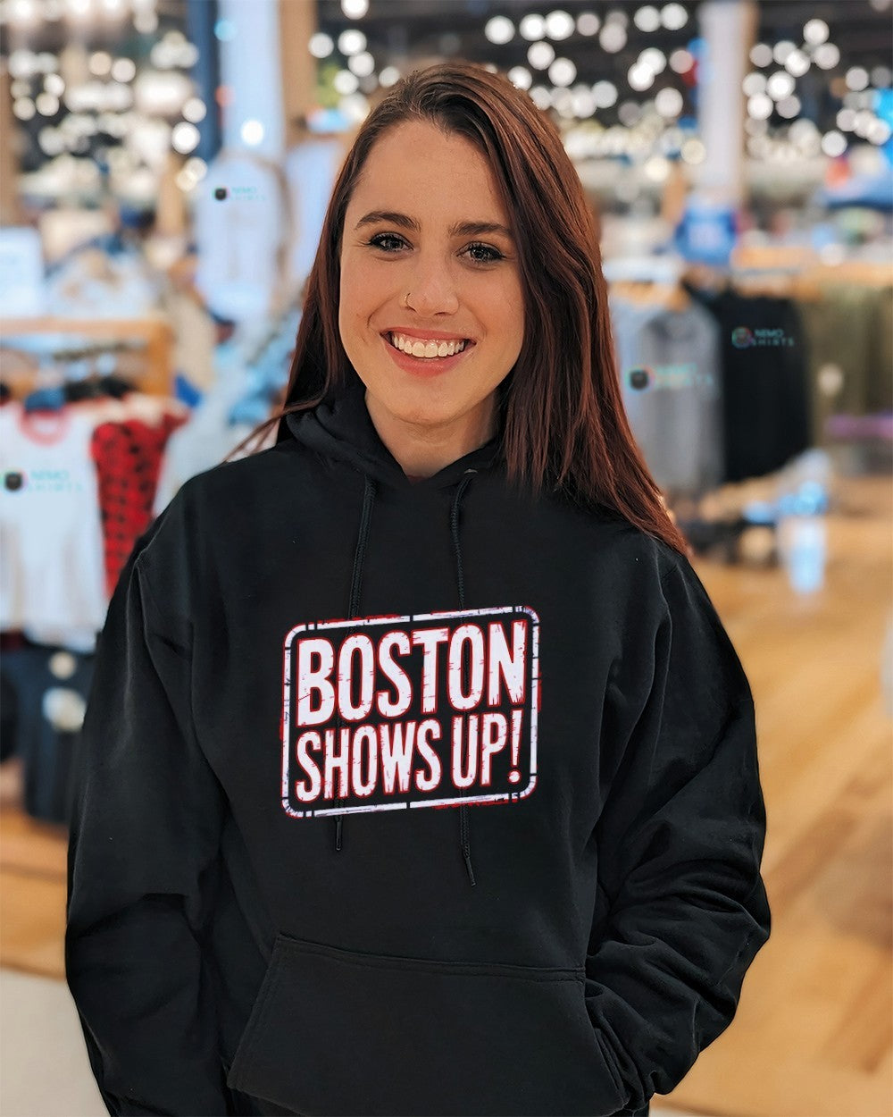 Boston shows up shirt