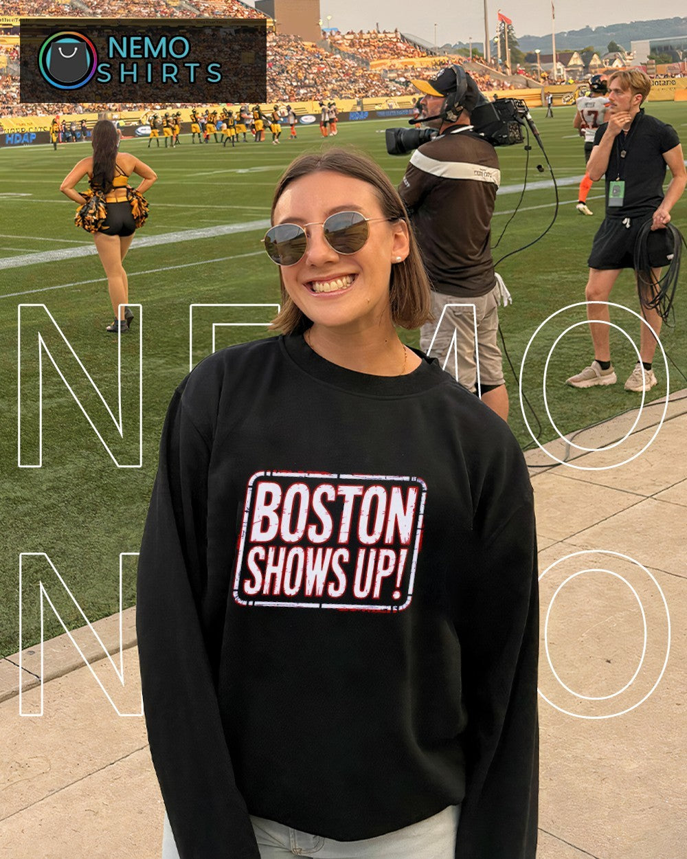 Boston shows up shirt