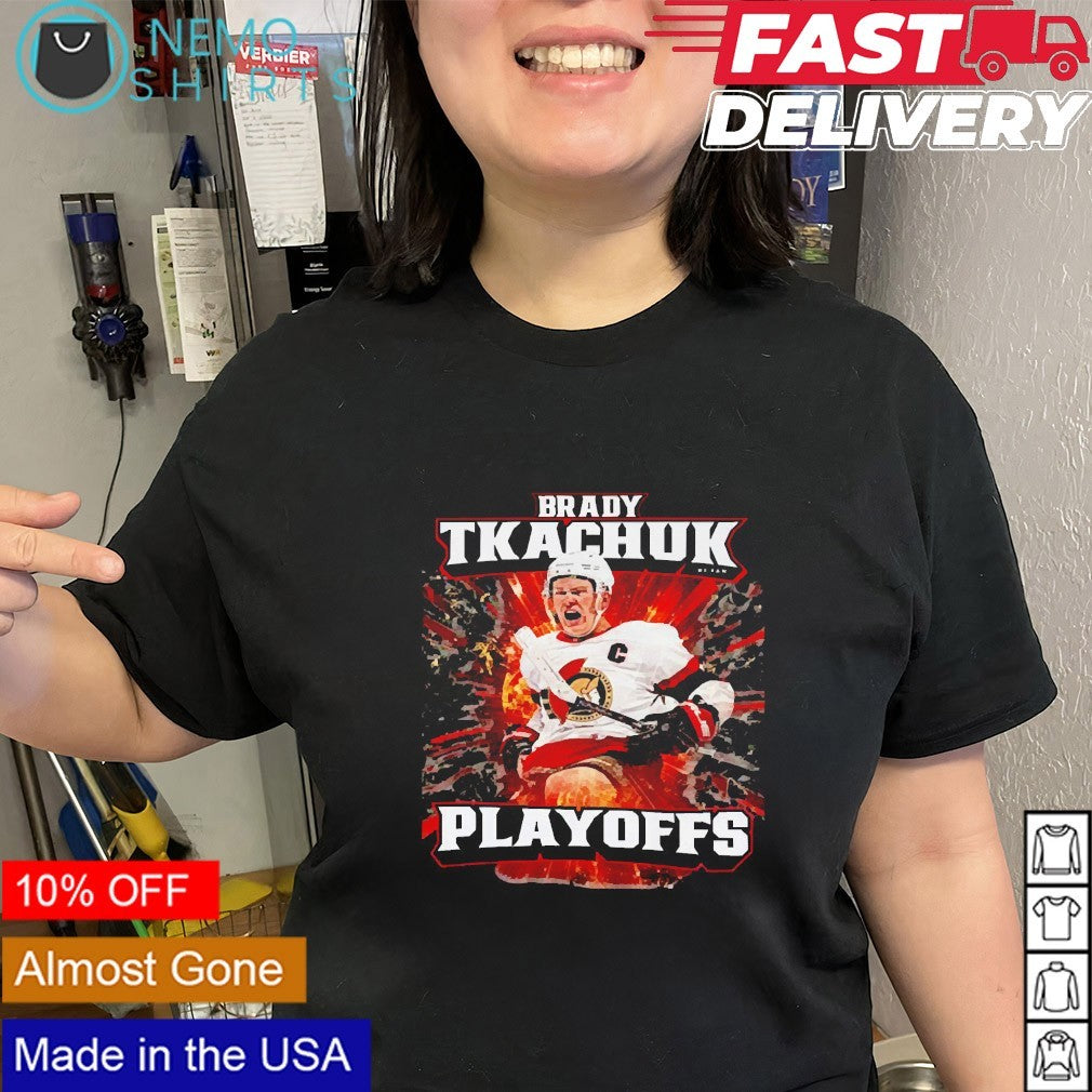 Brady Tkachuk Ottawa Senators playoffs NHL player shirt
