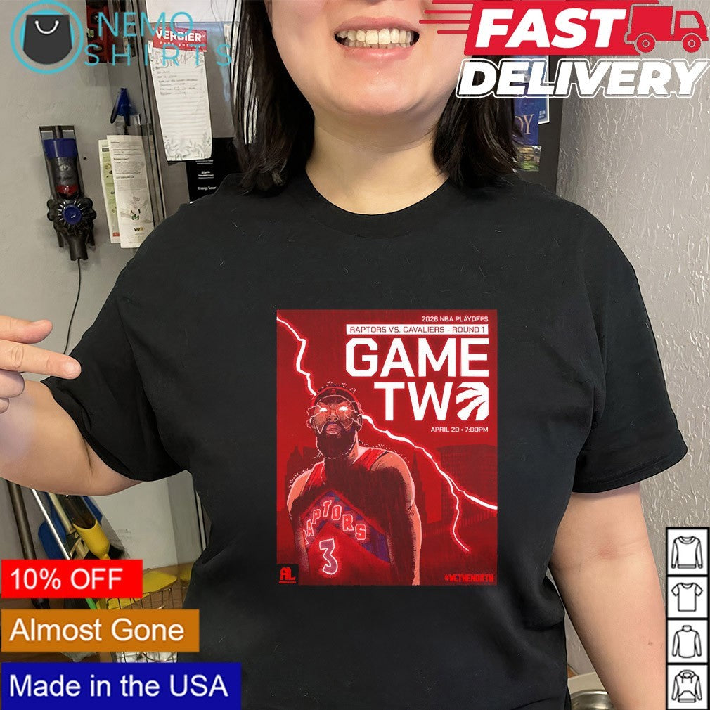 Brandon Ingram Raptors vs Cavaliers round 1 game two 2026 NBA Playoffs shirt